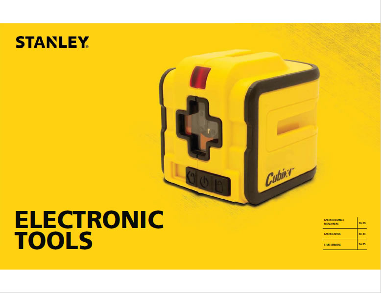 Stanley Electronic Tools Catalog 2015